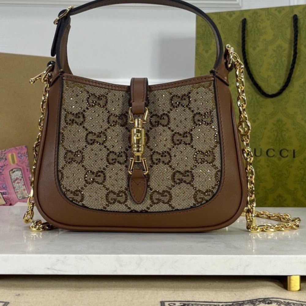 Gucci Jackie mini crystal